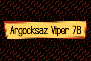 Argocksaz Viper78: A Versatile Sans Serif Font for Modern Design