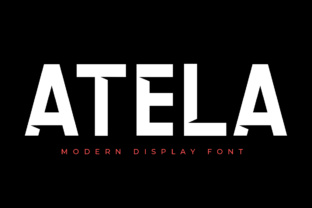 Atela: A Modern Sans-Serif Typeface for Bold Design