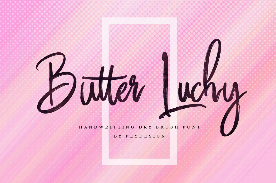 Butter Luchy: A Modern Handwritten Font