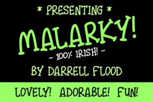 Discover Malarky: A Playful Font from Ireland with a Unique Story