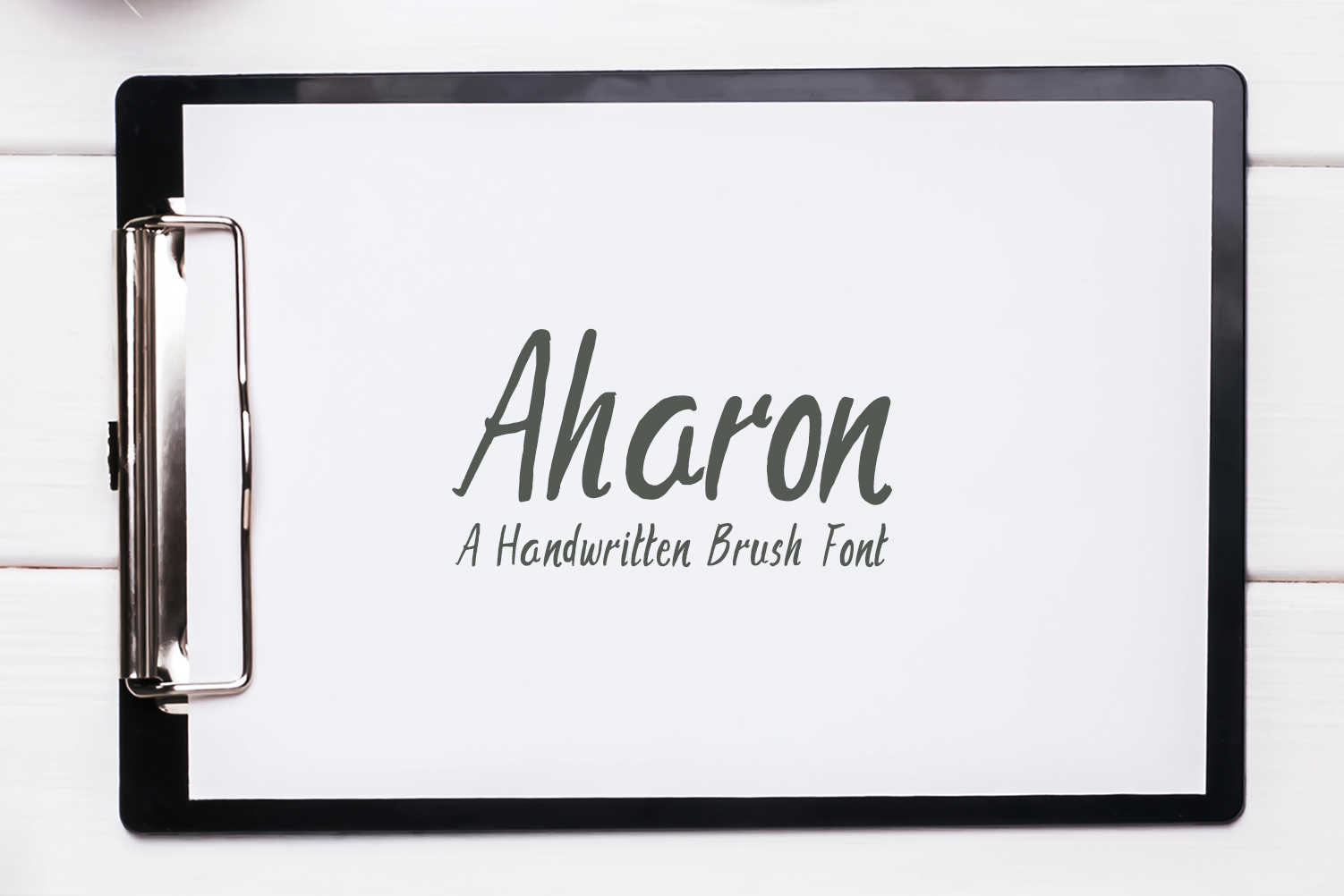 Discover the Power of Aharon: A Modern Handwritten Brush Font for Creative Professionals