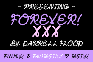 Forever Font: A Curly, Hand-Drawn Choice for Decorative Designs
