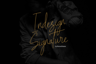 Indesign Signature: A Beautiful and Modern Handwritten Script Font