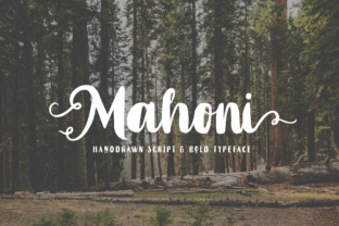 Mahoni: A Handwritten Script Font That Combines Elegance and Approachability