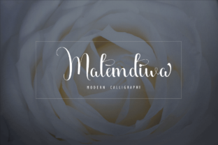 Malemdiwa: A Feminine Handwritten Script for Creative Expression