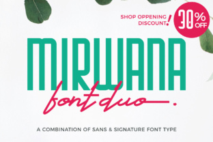 Mirwana: A Versatile Font Duo for Modern Workflows