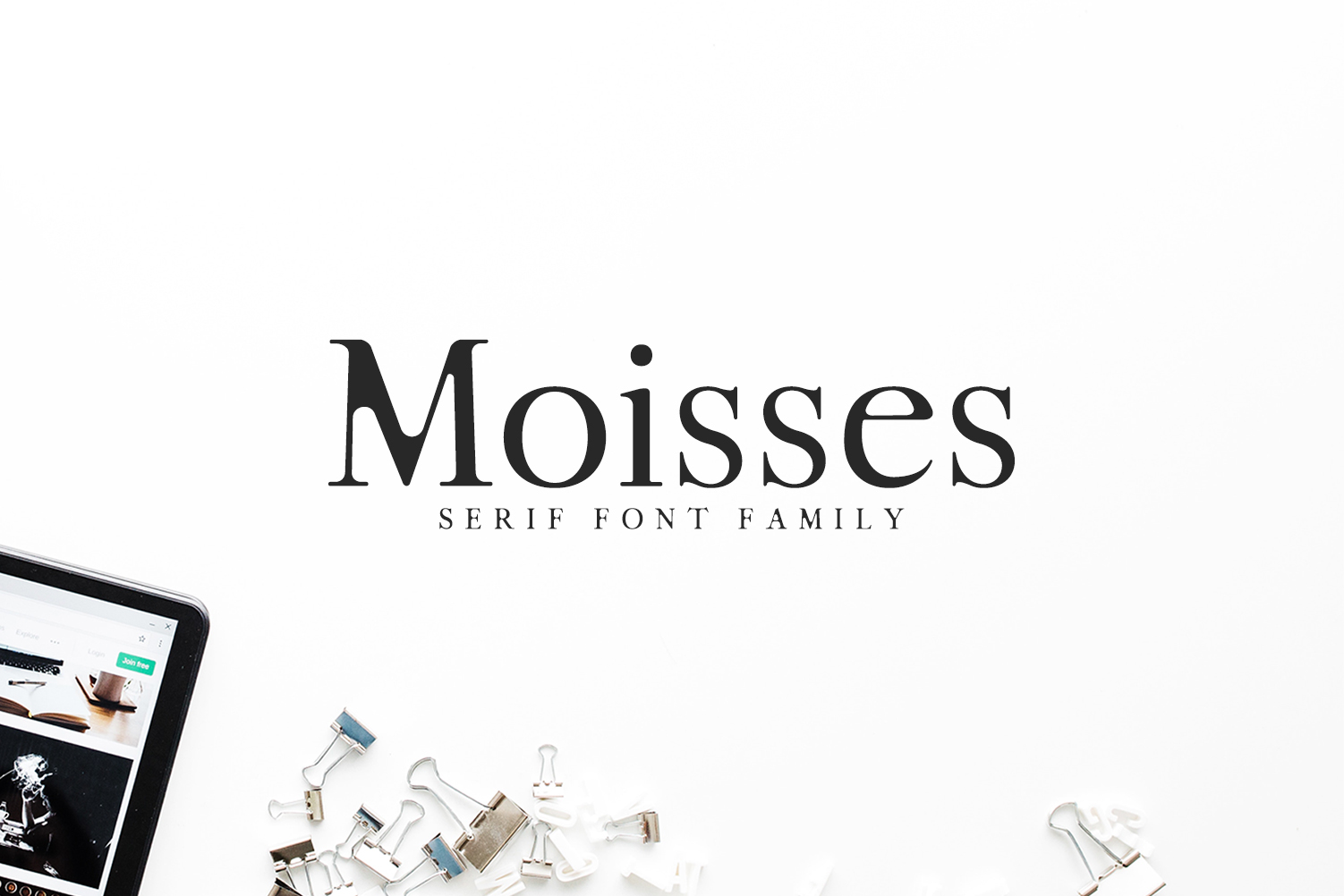 Moisses: A Modern Serif Font for Contemporary Design