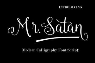 Mr. Satan: A Bold and Luxurious Script Font for Designers
