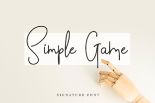 Simple Game: A Stylish Calligraphy Font