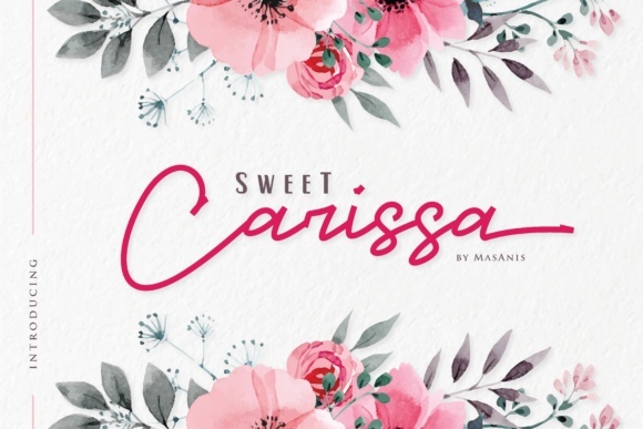 Sweet Carissa: A Timeless Font for Romantic Design Projects